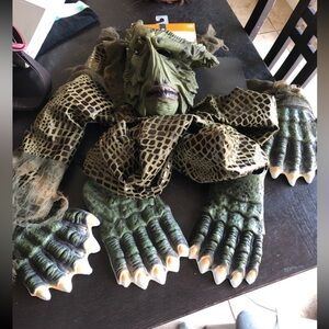 Swamp monster costume